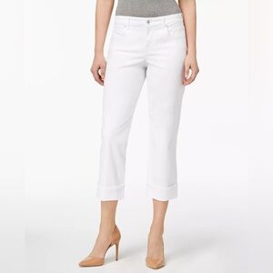 NWT Style & Co. Petite Women’s Curvy Cuffed Capri Jeans 8P